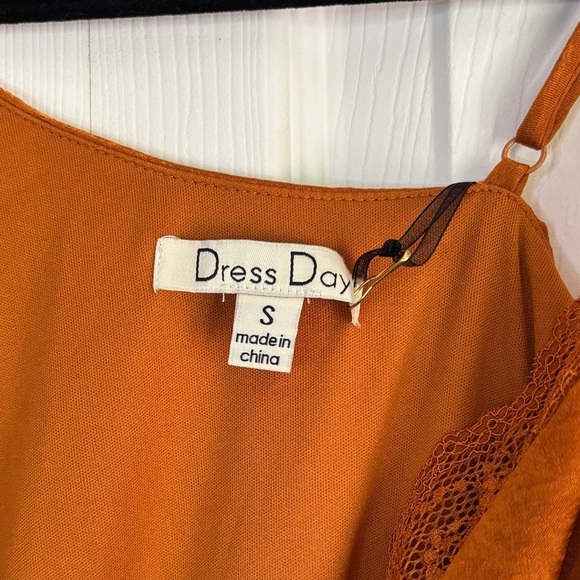 Chic Rust Jumpsuit - Picture 2 of 6